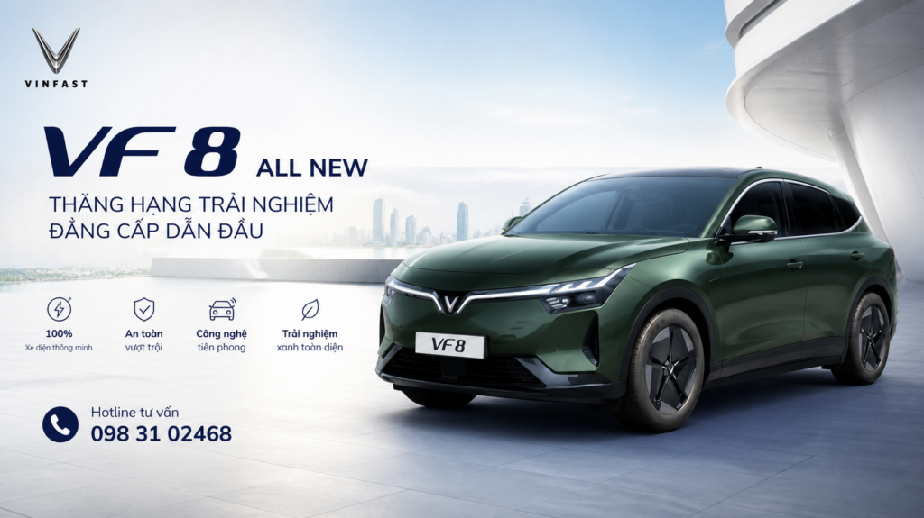 Bảng giá VF 8 All New tháng 8/2026