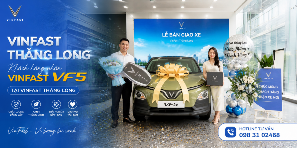 VinFast VF5 – A-SUV điện 5 chỗ phù hợp gia đình nhỏ