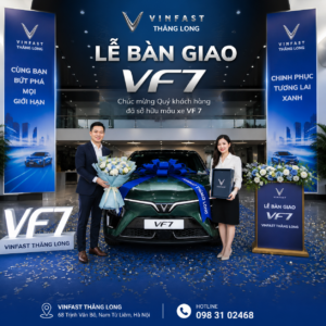 VinFast Thăng Long bàn giao VF7 cho khách hàng
