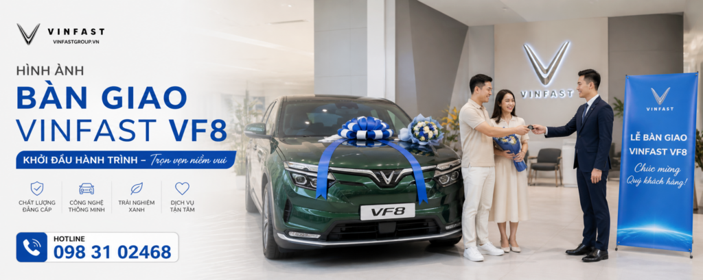 VinFast VF8 – D-SUV điện 5 chỗ dành cho gia đình