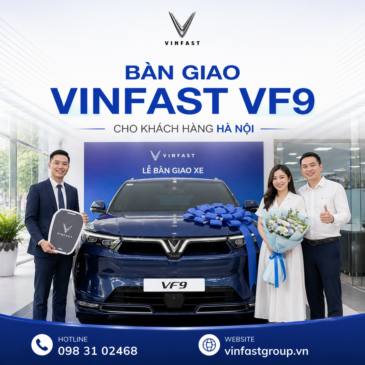 Bàn giao VinFast VF9 cho khách hàng Hà Nội