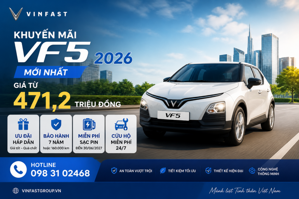 Ví dụ vì sao hai người mua VF5 có thể có giá khác nhau