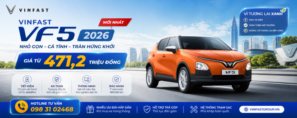 Giá VinFast VF5 sau khuyến mãi bao nhiêu?