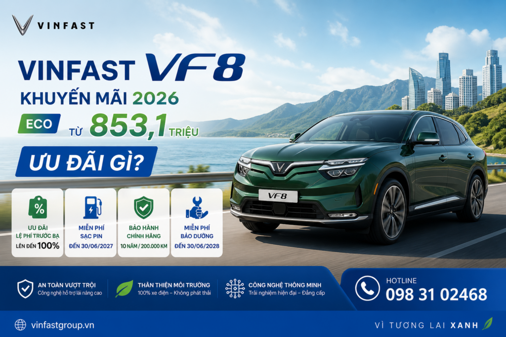 Vì sao hai khách hàng mua VF8 có thể có giá khác nhau?