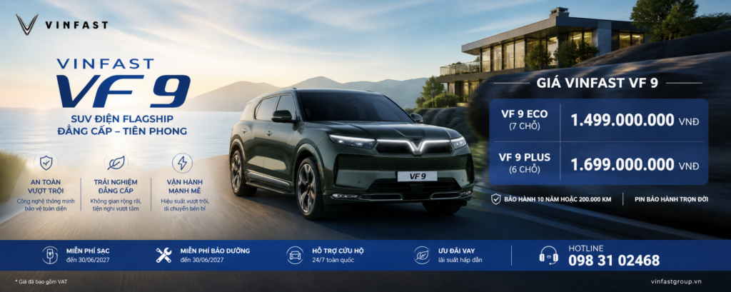 Giá VinFast VF 9 2026 bao nhiêu?