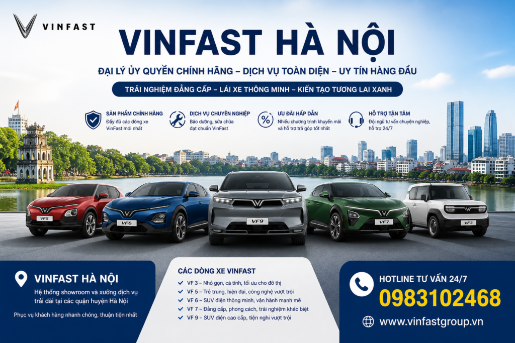 Đăng ký lái thử VinFast tại Hà Nội