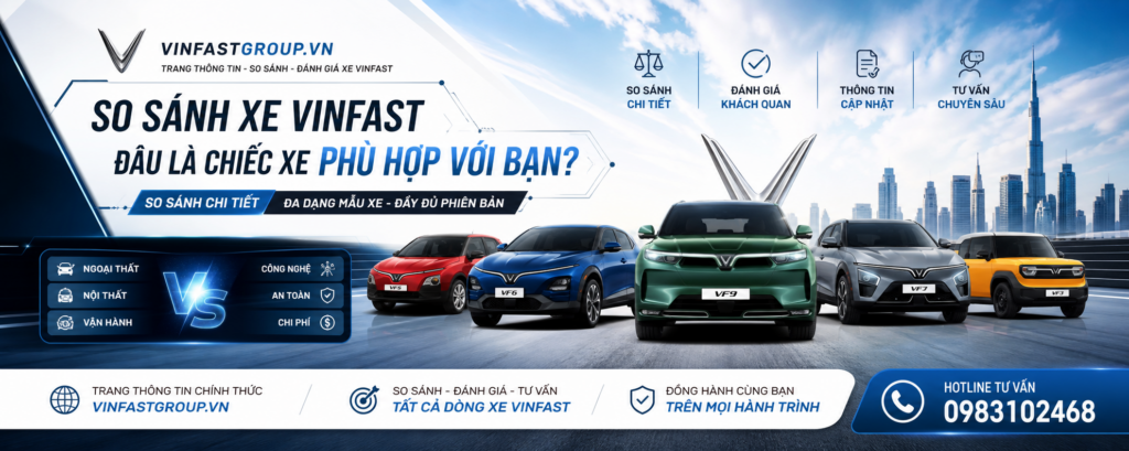 So sánh VinFast theo giá – ngân sách bao nhiêu nên mua xe nào?