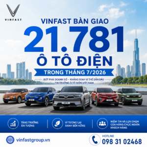 VinFast bàn giao 21.781 ô tô điện