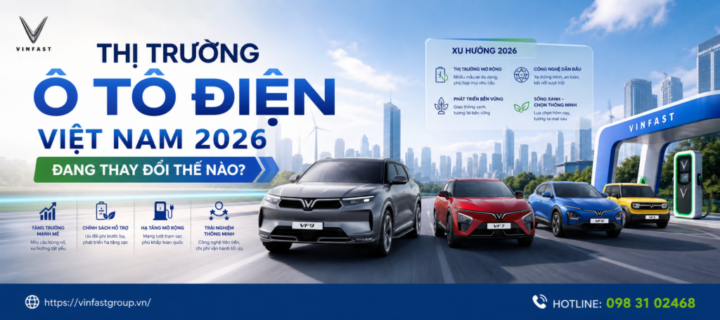 VinFast đang ở đâu trong thị trường ô tô điện Việt Nam 2026?
