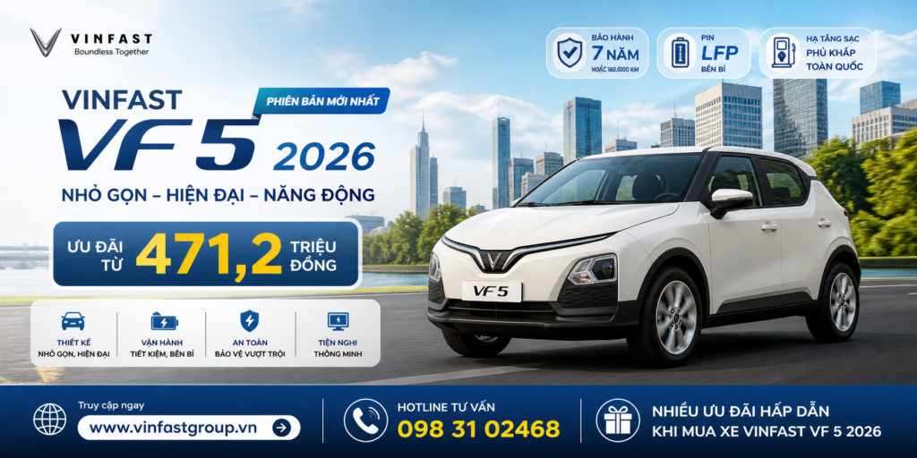 VF 5 có phù hợp với gia đình 4 người không?