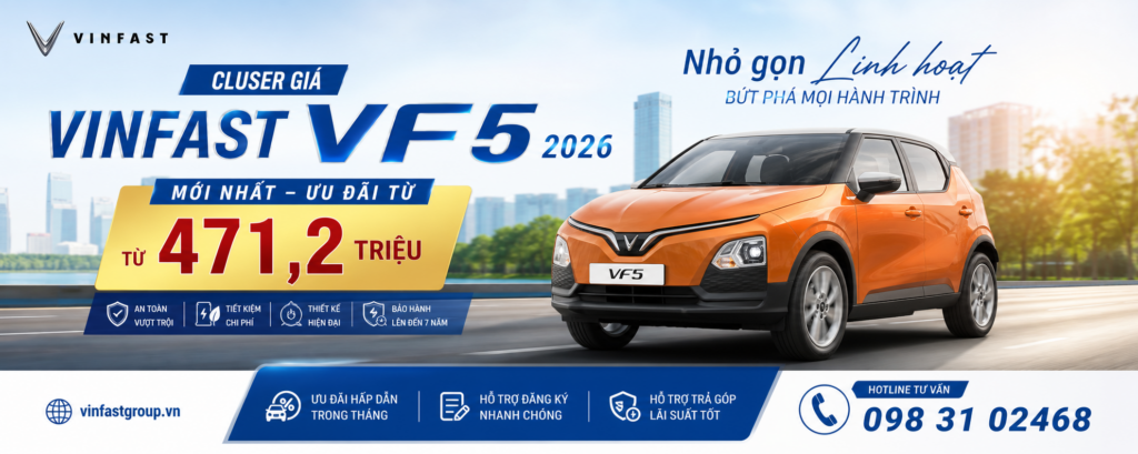 VinFast VF 5 hiện còn mấy phiên bản?