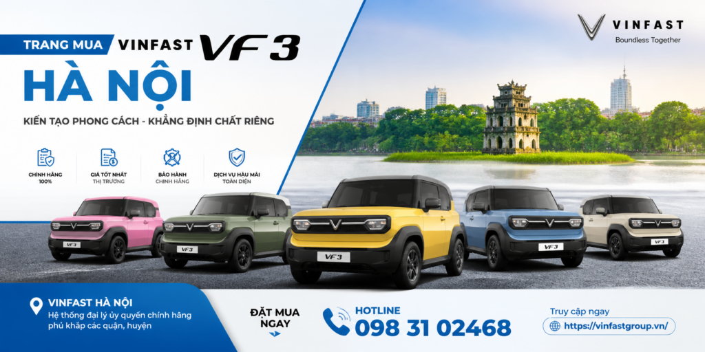 Giá VinFast VF3 tại Hà Nội hiện nay