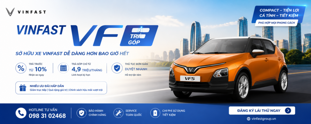 VF5 có mua xe 0 Đồng được không?
