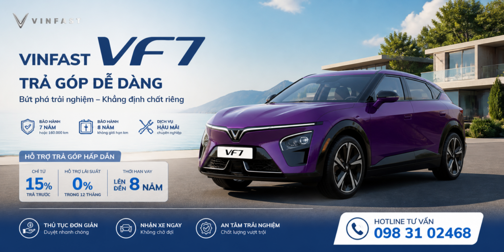 Giá khuyến mãi ảnh hưởng như thế nào đến khoản vay VF7?