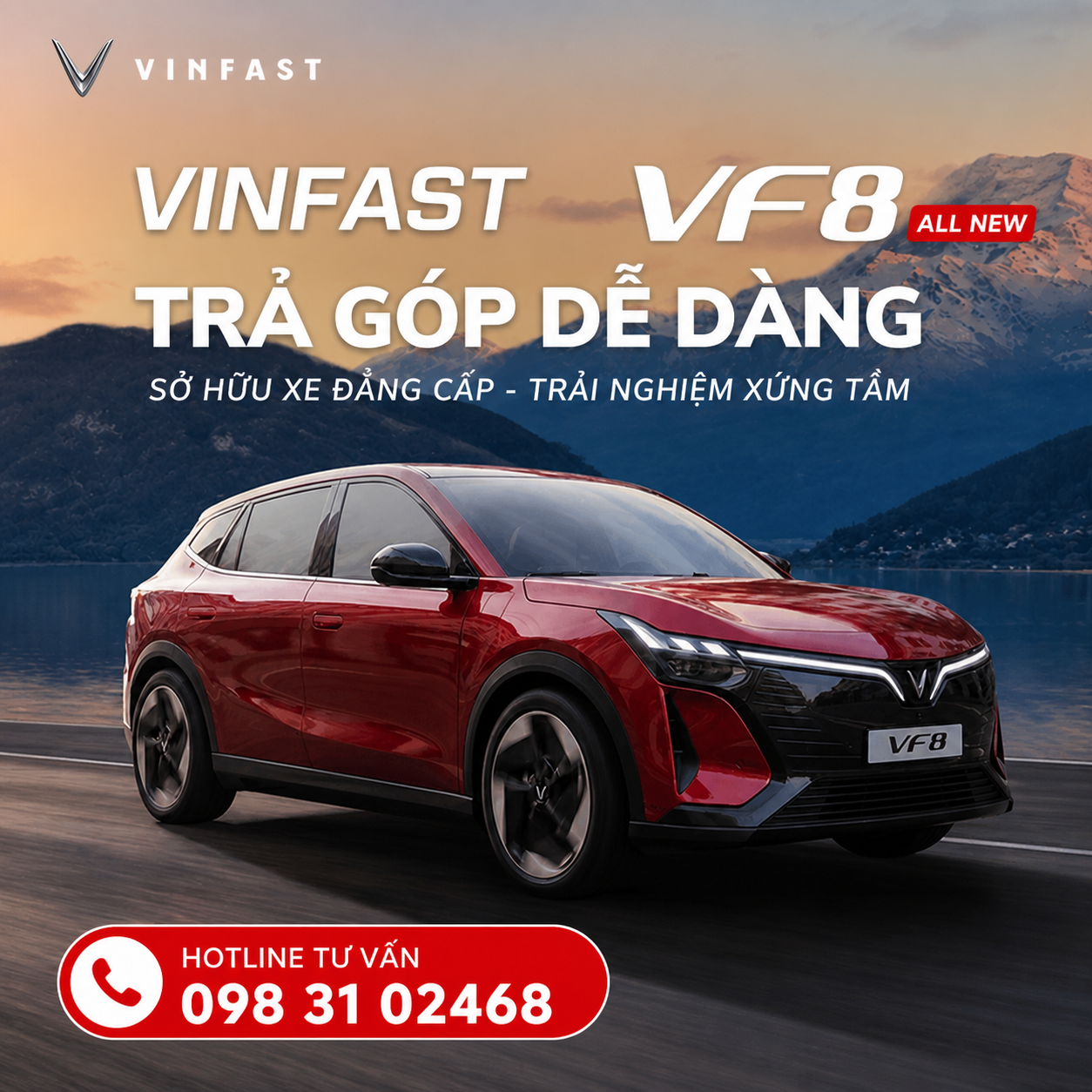 VinFast VF8 All New trả góp